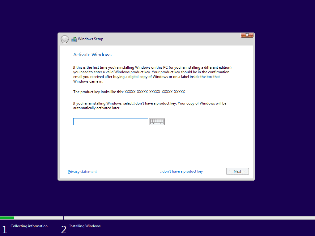 Kích hoạt khóa sản phẩm Windows 10