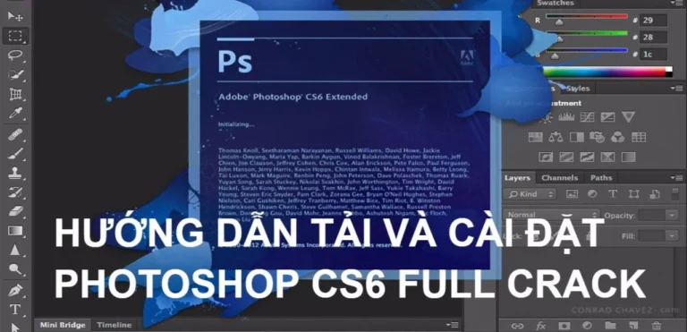 Cách tải Adobe Photoshop CS6 miễn phí