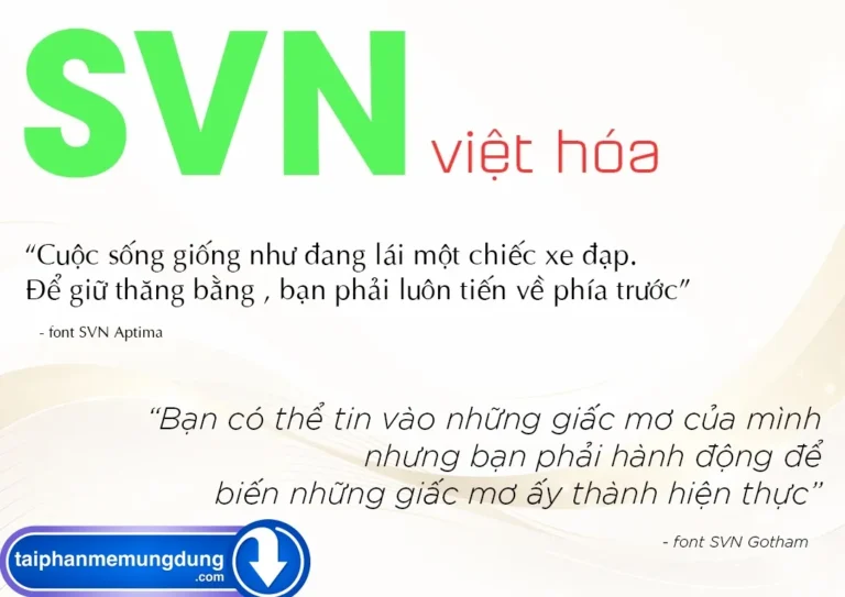 Download Font SVN