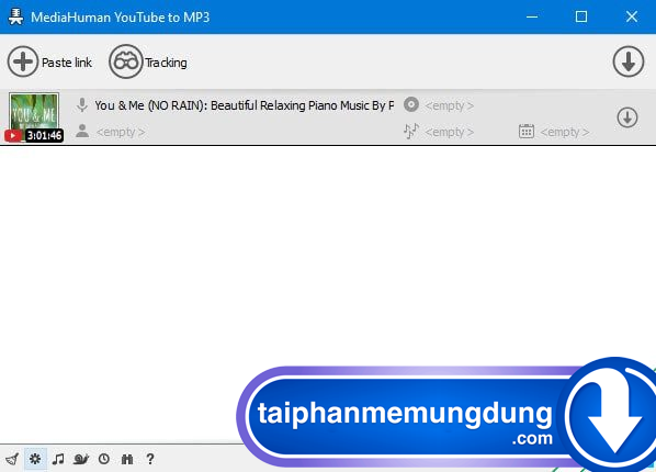 Phần mềm download audio YouTube