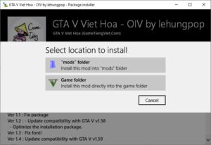 Cài đặt GTA 5 trên PC